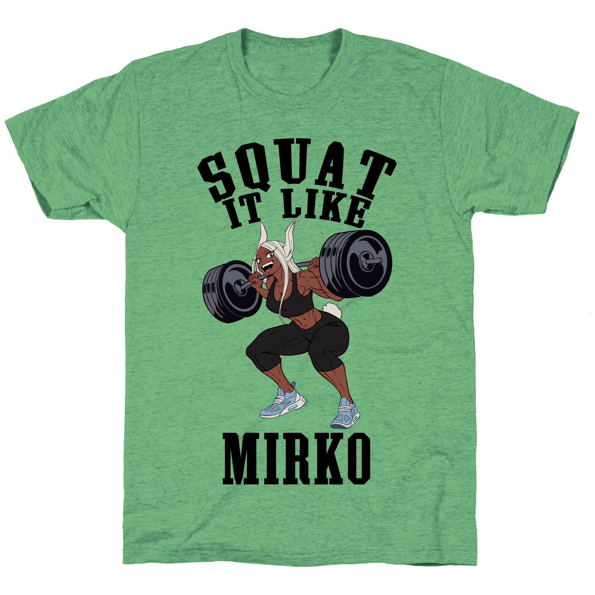 Squat It Like Mirko Unisex Triblend Tee